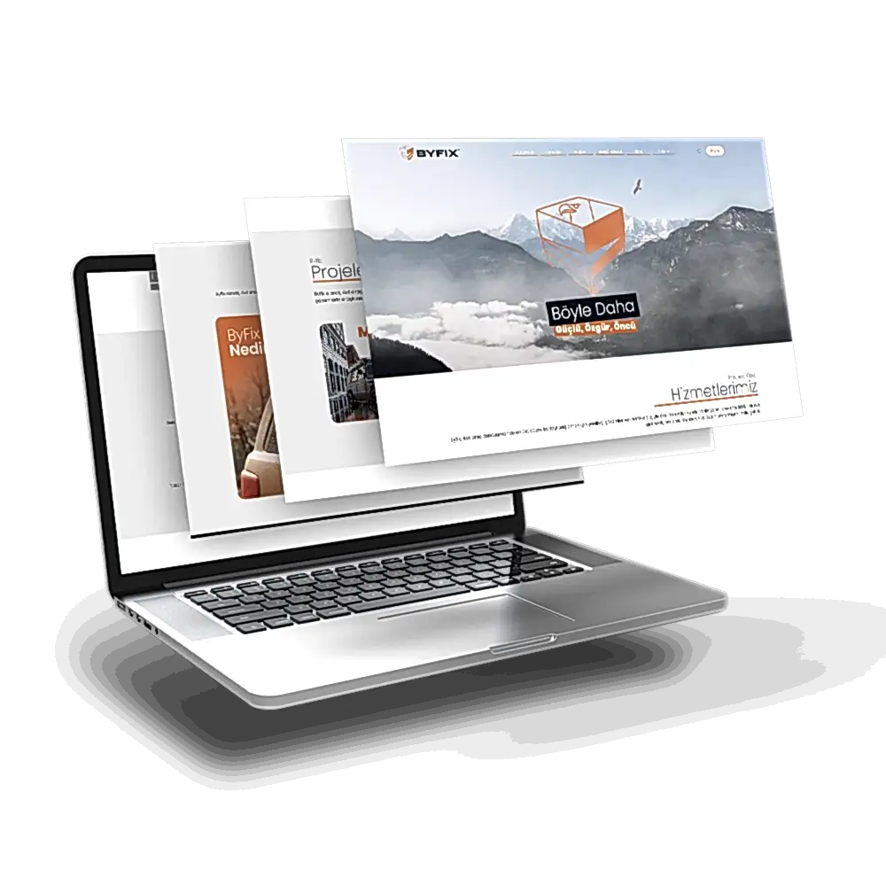 Byfix Otomotiv Özel Tasarım Web Sitesi