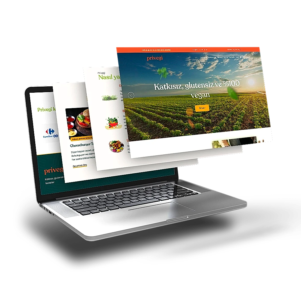 Privegi İçin Özelleştirilmiş Web Sitesi Yazılımı