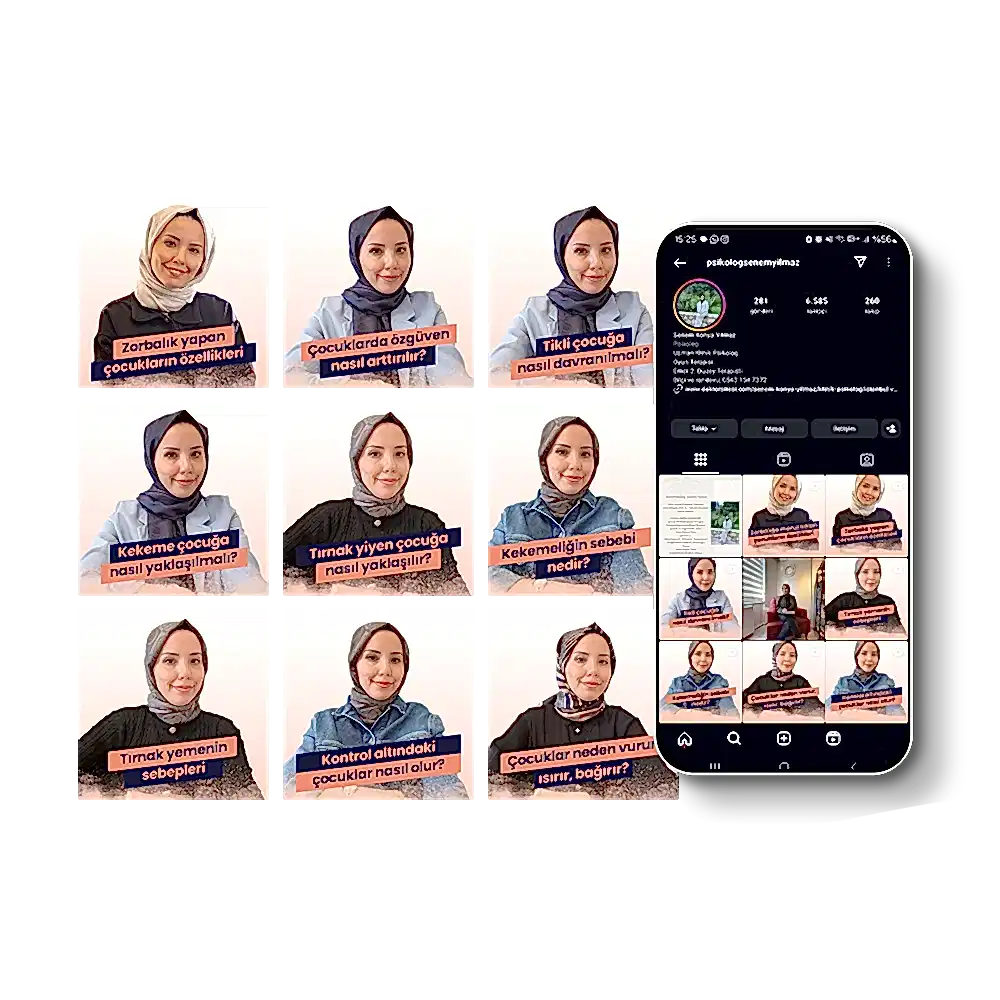 Klinik Psikolog Senem Konya Yılmaz Sosyal Medya Yönetimi